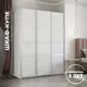 Шкаф-купе Мебельная компания е1 500509 230x180х57 см 10 полок лдсп цвет ясень анкор светлый