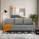 Диван раскладной Cityhd 212x77x74 см велюр цвет серый