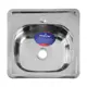 Врезная мойка Mixline 527966 38x38x15 см нержавеющая сталь цвет серый