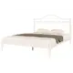 Кровать Форвард-мебель Элегия 148x118x204 см металл цвет белый