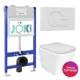 Комплект инсталляция с унитазом Joki JKS303033024WM цвет белый