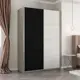 Шкаф-купе Мебельная компания е1 550396 230x160х57 см 8 полок лдсп цвет ясень анкор светлый