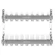 Коллекторная группа Kromwell KW.SM6500695 1"x3/4" евроконус 9 выходов нержавеющая сталь