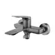 Смеситель для ванны Haiba Hb60816-3 пепельный 00313689 однорычажный с душевой лейкой цвет пепельный