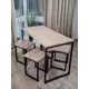 Стол прямоугольный Diko loft 120x60 см лдсп цвет дуб сонома