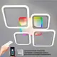 Люстра потолочная светодиодная Oval УУ000004325 15 м² регулируемый цвет света RGB цвет белый