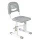 Детский стул Fundesk Sst3 36.3x79.3x44 см пластик цвет серый
