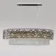 Люстра подвесная Crystal Lux Fashion sp5 l100 5 ламп 14 м² цвет никель