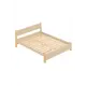 Кровать Solarius Мишка реечное основание 170 x 80 x 210 см дерево цвет бежевый;лакированный