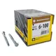Шуруп юстировочный Domax 6.0x100/60 WDS TX30 100 шт