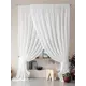 Тюль Helga Базовая коллекция HH207250-250 на шторной ленте 250x300 см цвет белый