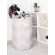 Корзина для хранения Joyarty Зигзаговые тени 40x60x40 см войлок цвет серый/белый/розовый