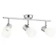 Светильник настенно-потолочный AMBRELLA LIGHT TR3965 3 лампы 12 м² цвет хром/белый