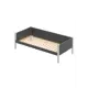 Кровать Solarius tahta-obiv-rs17-80-180plat-orto Тахта односпальная Классика 90 x 63 x 190 см двп цвет темно-серый/платиновый