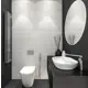 Керамогранит Absolut Gres Grapfit White AB 1066W 20x120см матовый светло-серый/белый, цена за упаковку