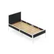Кровать Solarius kr80loft-ser-white 85 x 90 x 206 см сосна цвет антрацит, белый
