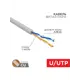 Кабель витая пара PROconnect U/UTP CAT 5e PVC 2PR 24AWG indoor solid серый 305 м