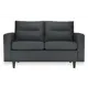 Диван Ramart design Бруно 80642919 145x84x80 см искусственная кожа цвет черный