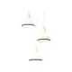 Светильник подвесной светодиодная Ambrella light Tr3167 8 м² нейтральный белый свет цвет белый