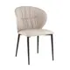 Стул Stool group Deia 46.5x82x56.5 см эко кожа цвет светло-серый