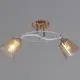 Люстра потолочная Reluce 06003-0.3-02 fg+wt 2 лампы 12 м² цвет желтый