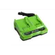 Зарядное устройство для 2-х аккумуляторов Greenworks G24X2UC2, 24V