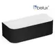 Прямоугольная ванна Belux Атланта ВА-1700 черный, Solid Surface_7150 искусственный камень 169.9x75.1см