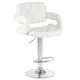 Барный стул Dobrin Tiesto LM 56x117x57 см искусственная кожа цвет белый