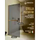 Душевая перегородка Doccia GLASS690/GRMTHOLD/3GOLD 69x195см золото профиль