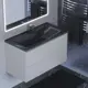 Раковина полувстраиваемая Uperwood UPD Elen 291120426 89.60см цвет черный металл