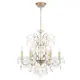 Люстра подвесная Crystal lux Odelis Cu_2571_306 6 ламп 9 м² цвет золото