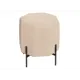 Пуф велюр Бонмебель Прованс 158551, 40x43 см, цвет бежевый