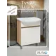 Тумба под раковину подвесная Runo 00-00004575сум 49.3см цвет блэквуд/белый, с раковиной