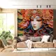 Фотообои флизелиновые Urban style 3D Девушка-Осень 200x180 см UST5813