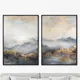 Набор картин Artnomore Landscape collection Mountain peaks 2024г. AR-777000358 75x105 см 2 шт