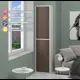 Стеллаж с полками Мэрдэс СУ(ш1в2)+2 ФГ 50x216x34 см нагрузка до 30 кг ЛДСП цвет белый/шамони