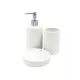 Комплект настольный Bath Plus Nuovo SET3: дозатор для жидкого мыла, мыльница, стакан для зубных щеток