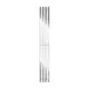 Полотенцесушитель электрический Primoclima Sol Q E Inox 210x1500 мм 151 Вт с терморегулятором I-образный цвет полированная нержавеющая сталь