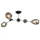 Люстра на штанге Imex Md.4209 Imx_md.4209-4-s_ch_bk 4 лампы 9.43 м² цвет хром/черный/дымчатый