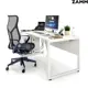 Письменный стол 28490.70x140:AA.25/04-01 Zamm Зета PRO 140x74x70 см Металл цвет белый