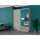 Шкаф-купе Мебельная Компания Е1 2 дверный 240x180x45 см зеркало 9 полок ЛДСП цвет ясень шимо светлый