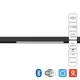 Трековый светильник линейный светодиодный Arte lamp Ar_a4692pl-1bk 10 Вт магнитный регулируемый белый свет цвет черный