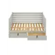 Кровать Solarius Tahta-spin160-180plat-2yash 170 x 101 x 190 см сосна цвет бежевый