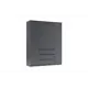 Шкаф Миф 160.20x202.20x51.40 см 4 дверный ЛДСП цвет графит