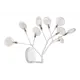 Настенный светильник Crystal Lux Evita ap9 white-transparent цвет белый/прозрачный