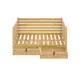 Кровать Solarius Tahta-spin120-160-2yash 130 x 101 x 170 см сосна цвет бежевый