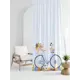 Штора на шторной ленте Comfy Way Линсти - 200 CW592200-270, 270x150 см, цвет зеленый