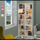 Стеллаж с полками Мэрдэс СУ(ш2в2) 96x216x34 см нагрузка до 30 кг ЛДСП цвет белый