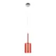 Светильник подвесной Loft It Spillray 10232-c red 1 лампа 1.43 м² цвет хром красный