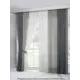 Тюль Colore caldo 6043/СерыйСветлоСерыйБелый на шторной ленте 300x570 см цвет серый / серебристый